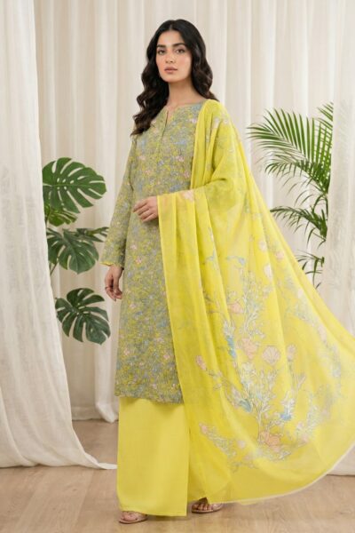 Rubaaiyat R Prints Volume 3 D Yellow Lawn Collection 2026