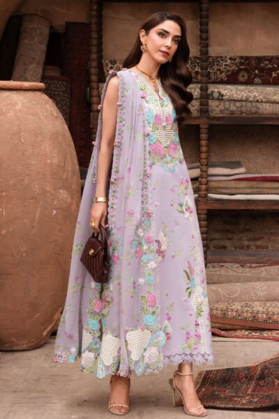 Saira Shakira Breeze Unstitched Sbl 6B Rose Lawn Collection 2026