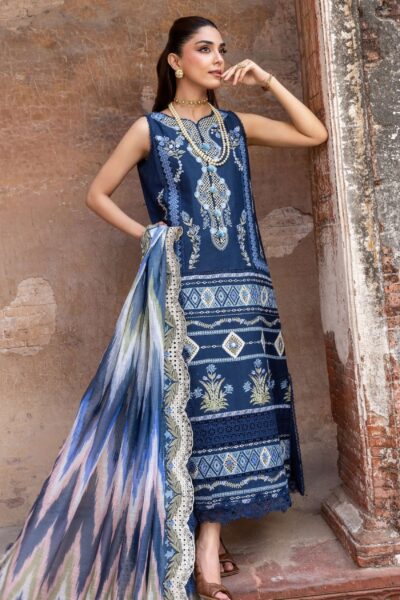 Saira Shakira Breeze Unstitched Sbl 8B Runa Lawn Collection 2026