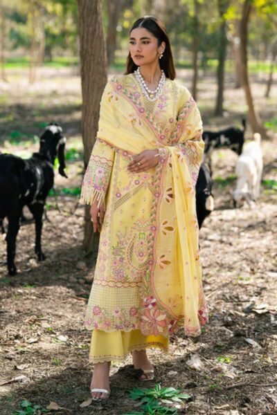 Zarizaa Aura Of Flora Luxury Honey Lawn Collection 2026