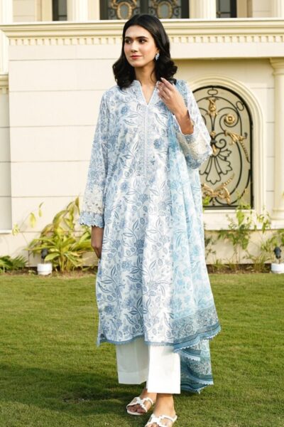 Zyna Ramadan Edit Unstitched Ariya Lawn Collection 2026