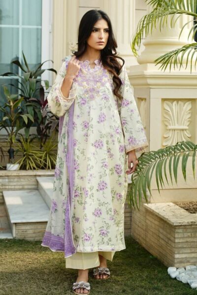 Zyna Ramadan Edit Unstitched Selin Lawn Collection 2026