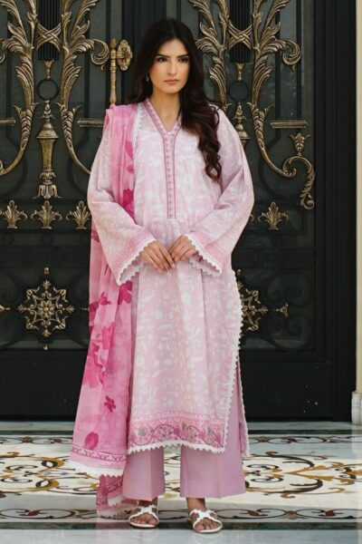 Zyna Ramadan Edit Unstitched Serra Lawn Collection 2026