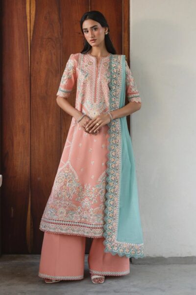 Ayzel The Whisper Lawn Embroidered Dove