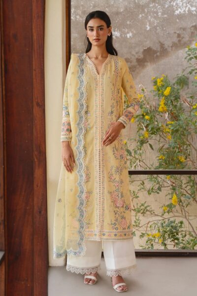 Ayzel The Whisper Lawn Embroidered Frost