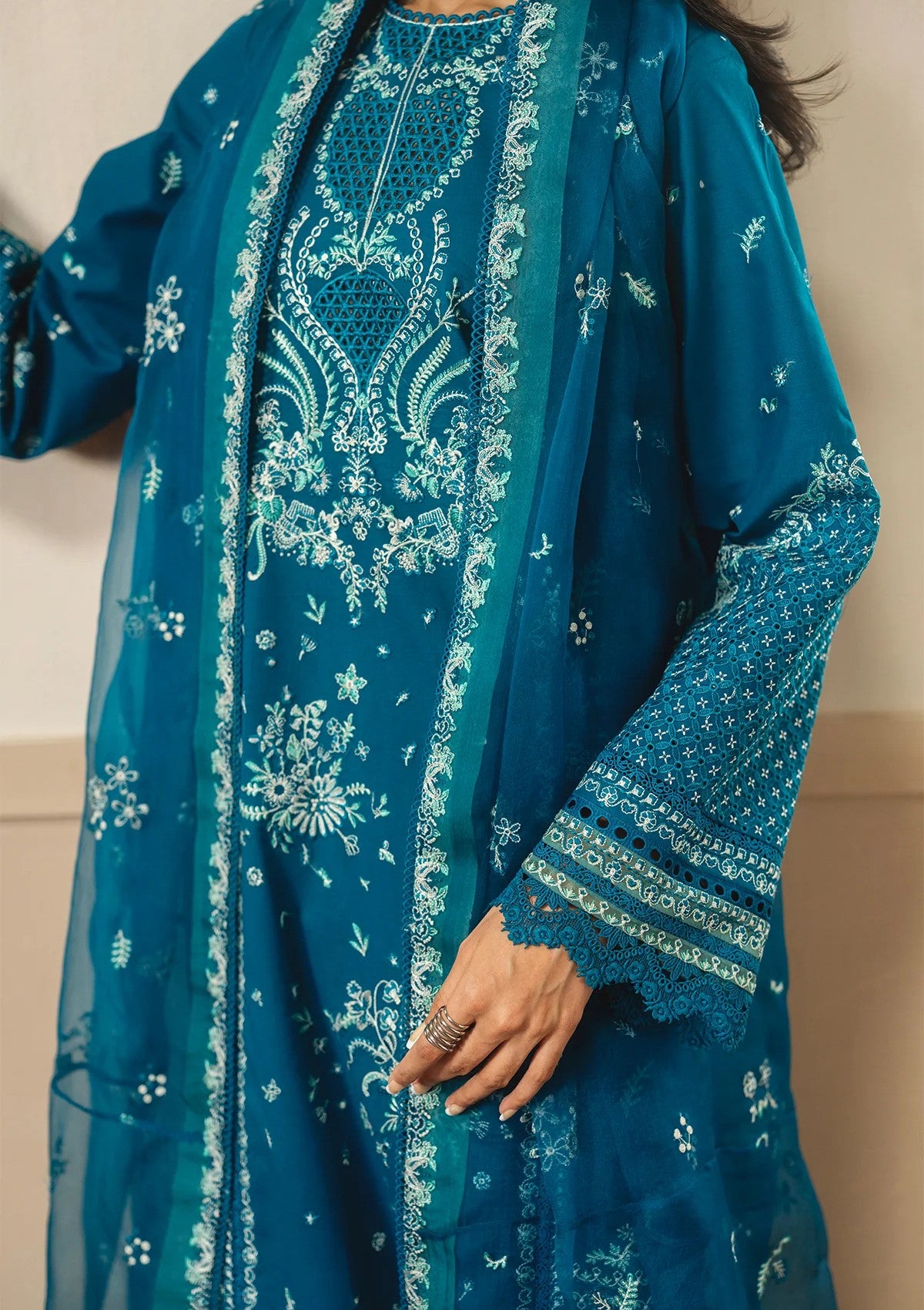 Ayzel The Whisper Lawn Embroidered Olive 4 Ayzel The Whisper Lawn Embroidered Olive
