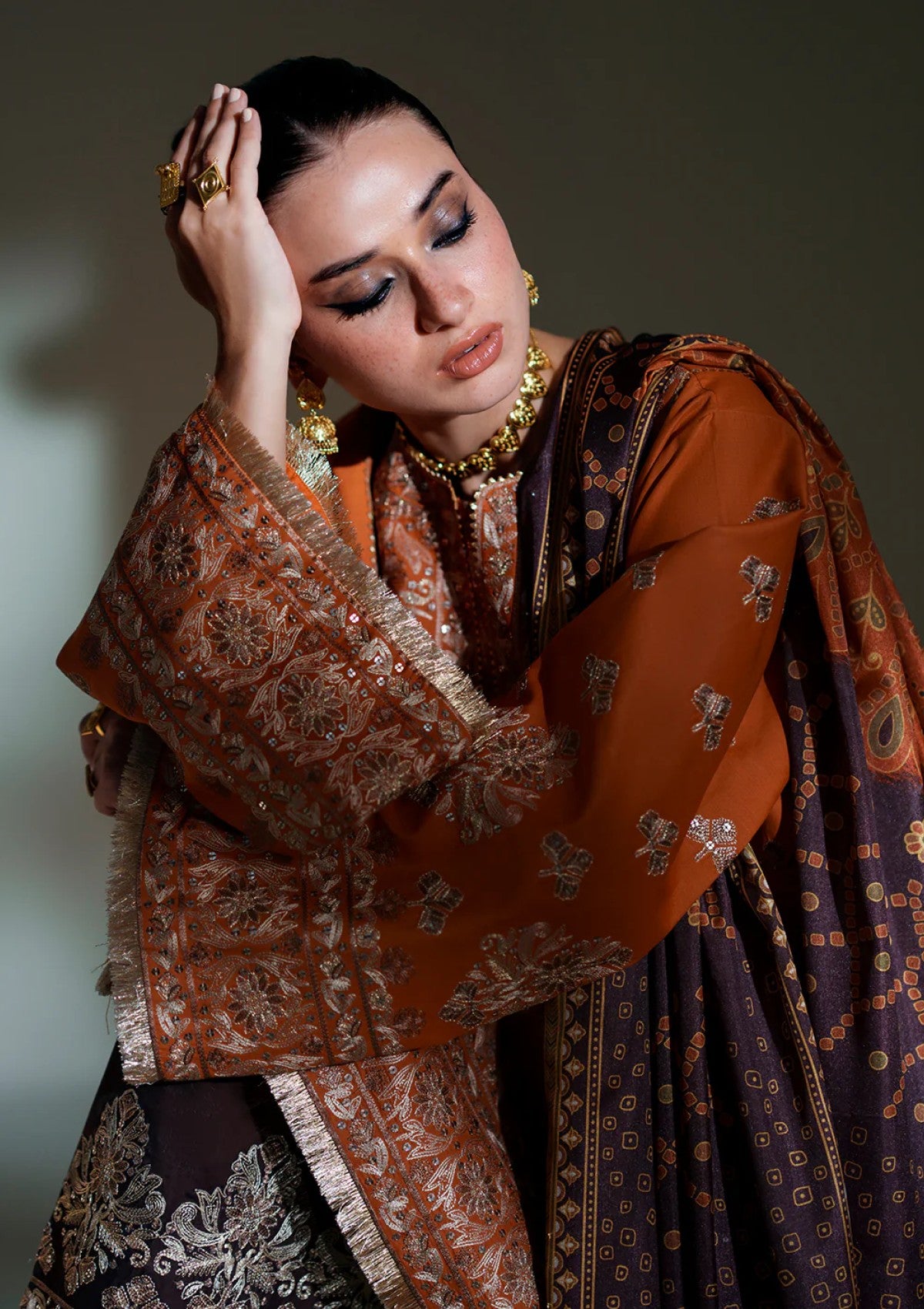 Bin Ilyas Amour Luxury Lawn D 183A 3 Bin Ilyas Amour Luxury Lawn D 183A