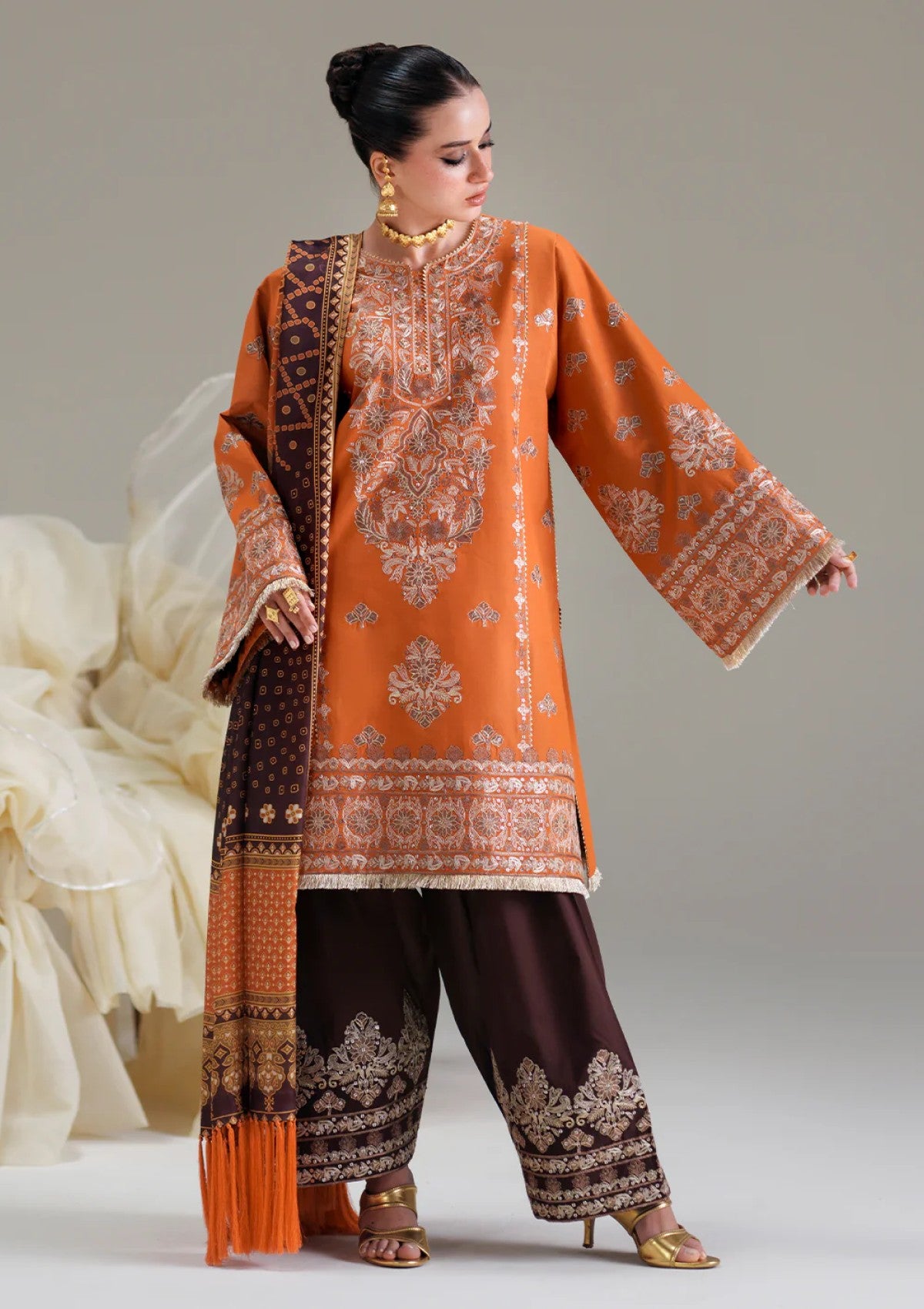 Bin Ilyas Amour Luxury Lawn D 183A 1 Bin Ilyas Amour Luxury Lawn D 183A