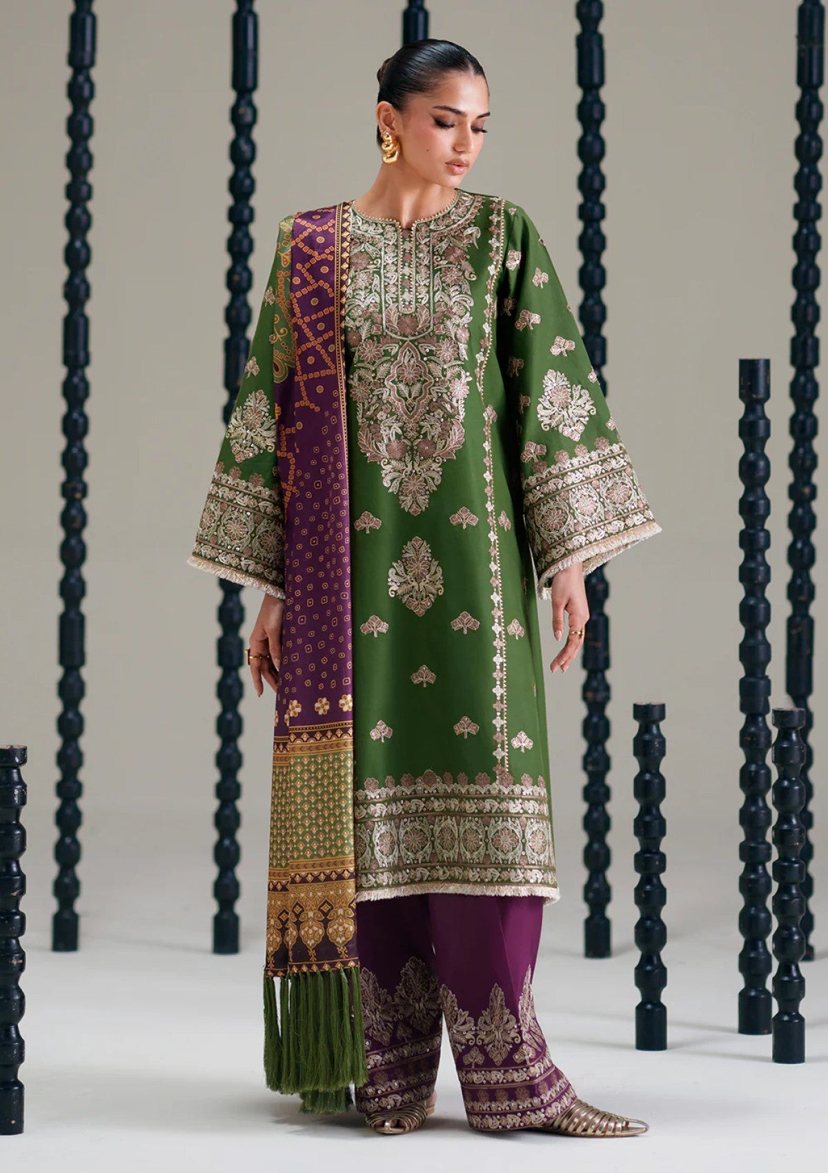 Bin Ilyas Amour Luxury Lawn D 183B 1 Bin Ilyas Amour Luxury Lawn D 183B