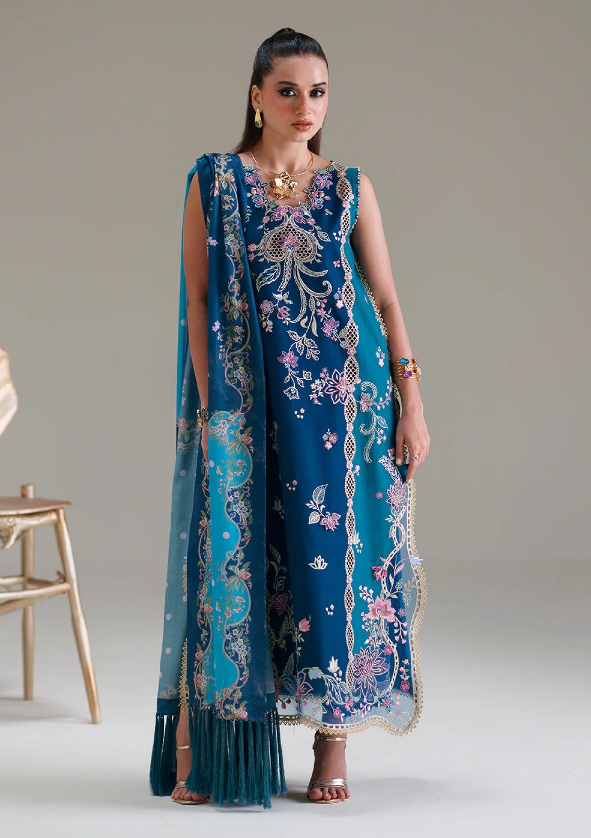 Bin Ilyas Amour Luxury Lawn D 184A 1 Bin Ilyas Amour Luxury Lawn D 184A