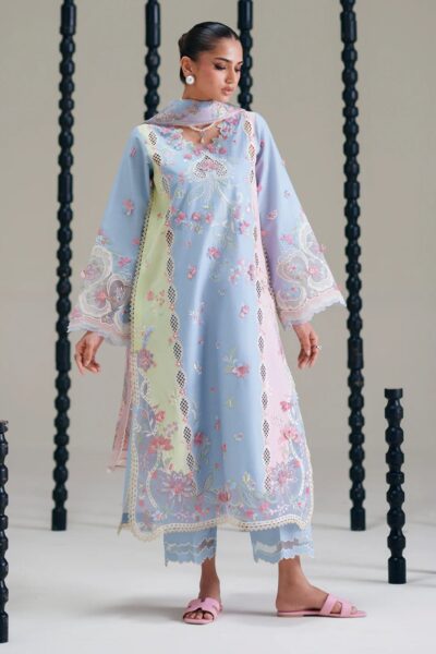 Shop Pakistani Clothes Online Uk 19 Bin Ilyas Amour Luxury Lawn D 184B
