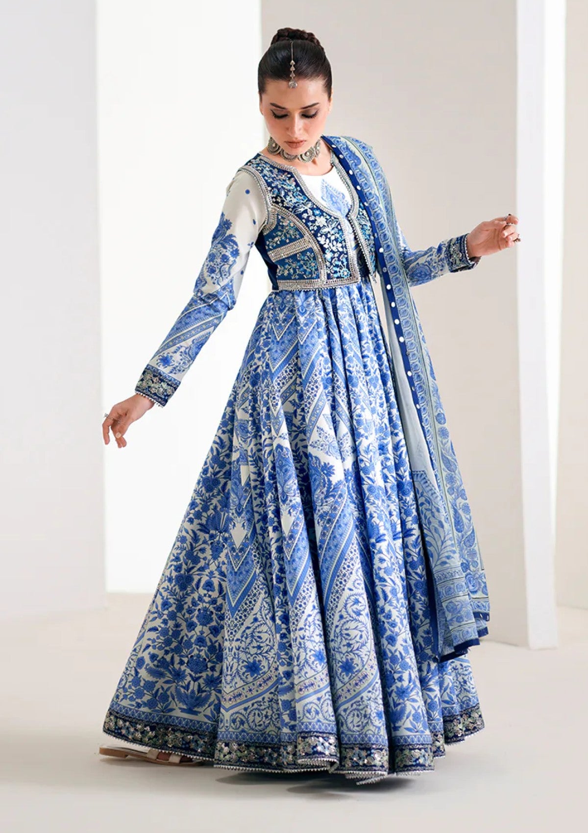 Bin Ilyas Amour Luxury Lawn D 188A 2 Bin Ilyas Amour Luxury Lawn D 188A