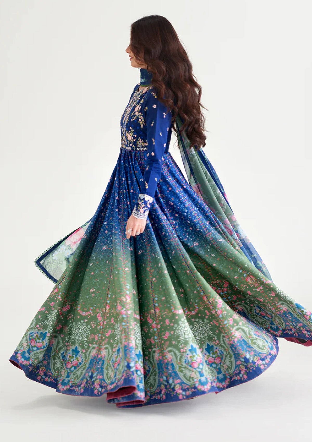 Bin Ilyas Amour Luxury Lawn D 189A 2 Bin Ilyas Amour Luxury Lawn D 189A