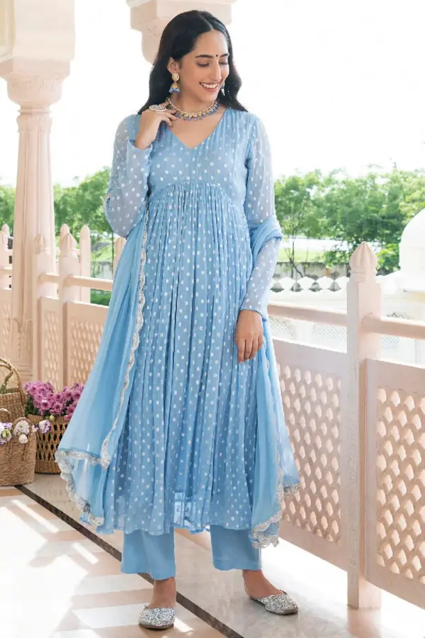 Chiffon Punjabi Suit