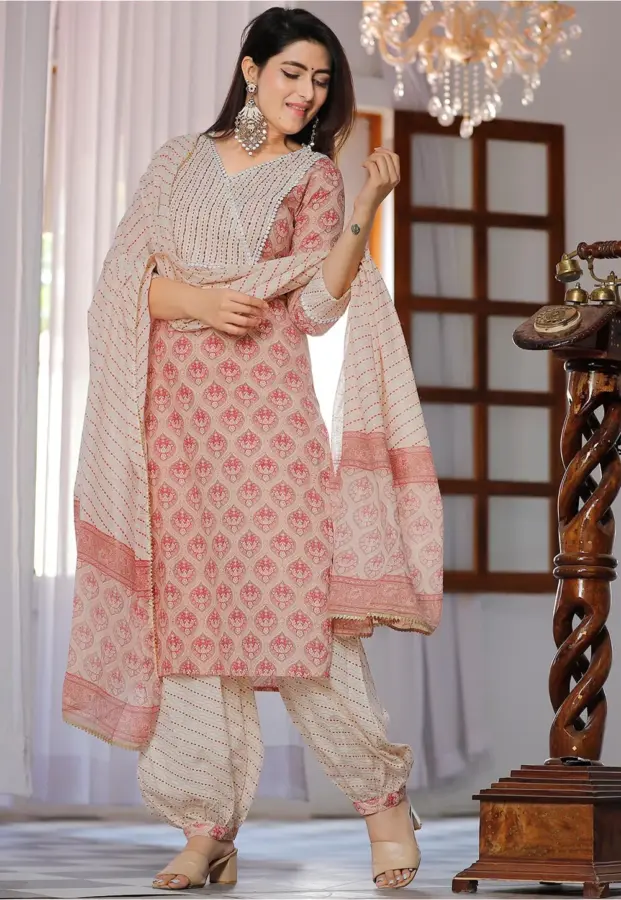 Cotton Punjabi Suit