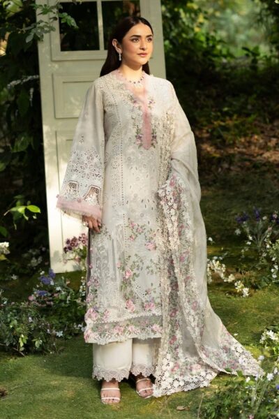 Elaf Premium Luxury Lawn Vol 2 Elq 01a