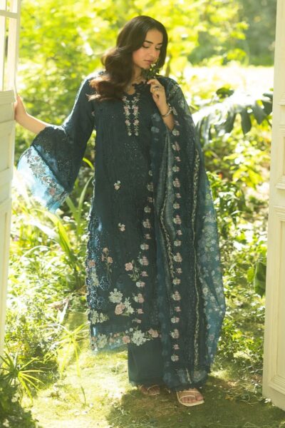 Elaf Premium Luxury Lawn Vol 2 Elq 03b