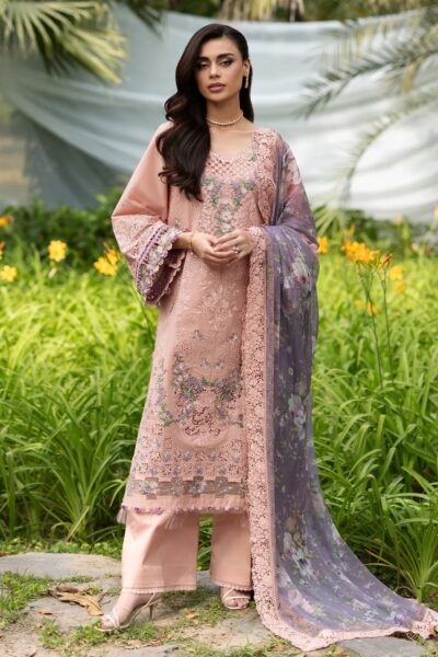 Elaf Premium Luxury Lawn Vol 2 Elq 06A