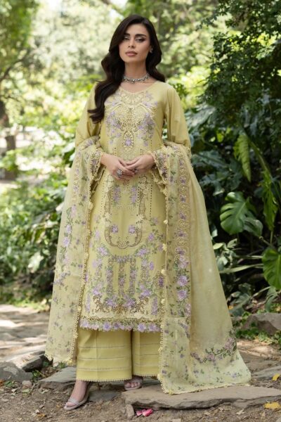 Elaf Premium Luxury Lawn Vol 2 Elq 07A