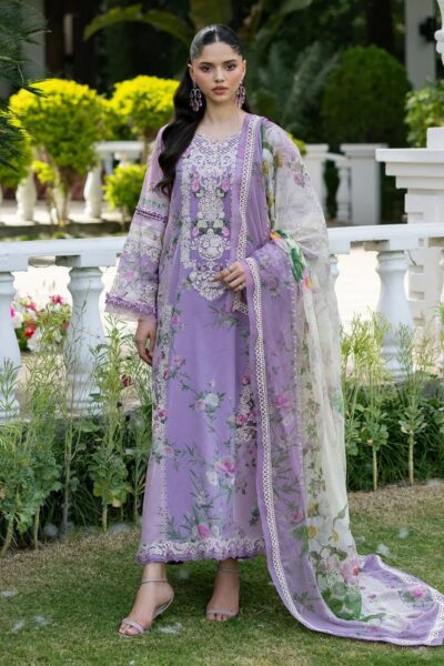 Elaf Premium Signature Embroidered Lawn Vol Ii Esg 01b