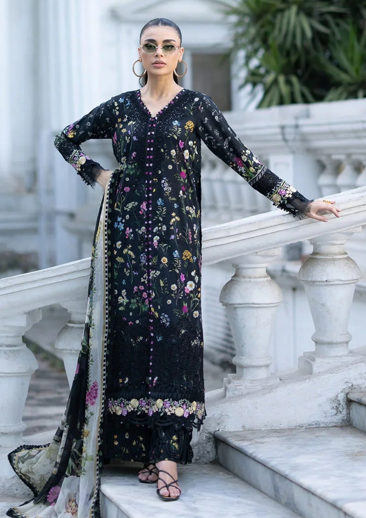 Elaf Premium Signature Embroidered Lawn Vol Ii Esg 02B 4 Elaf Premium Signature Embroidered Lawn Vol Ii Esg 02B