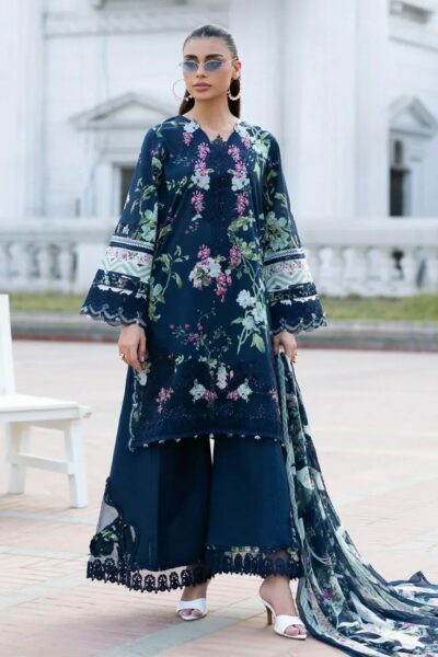 Elaf Premium Signature Embroidered Lawn Vol Ii Esg 03a