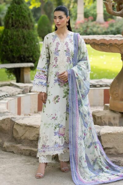 Elaf Premium Signature Embroidered Lawn Vol Ii Esg 03b