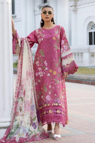 Elaf Premium Signature Embroidered Lawn Vol Ii Esg 05b