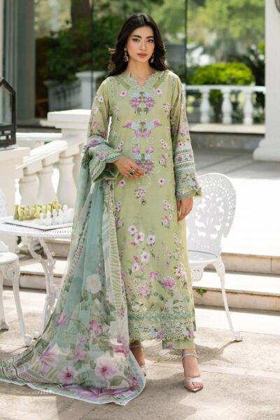 Elaf Premium Signature Embroidered Lawn Vol Ii Esg 06a