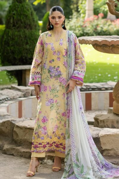 Elaf Premium Signature Embroidered Lawn Vol Ii Esg 07a