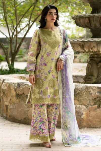 Elaf Premium Signature Embroidered Lawn Vol Ii Esg 08a