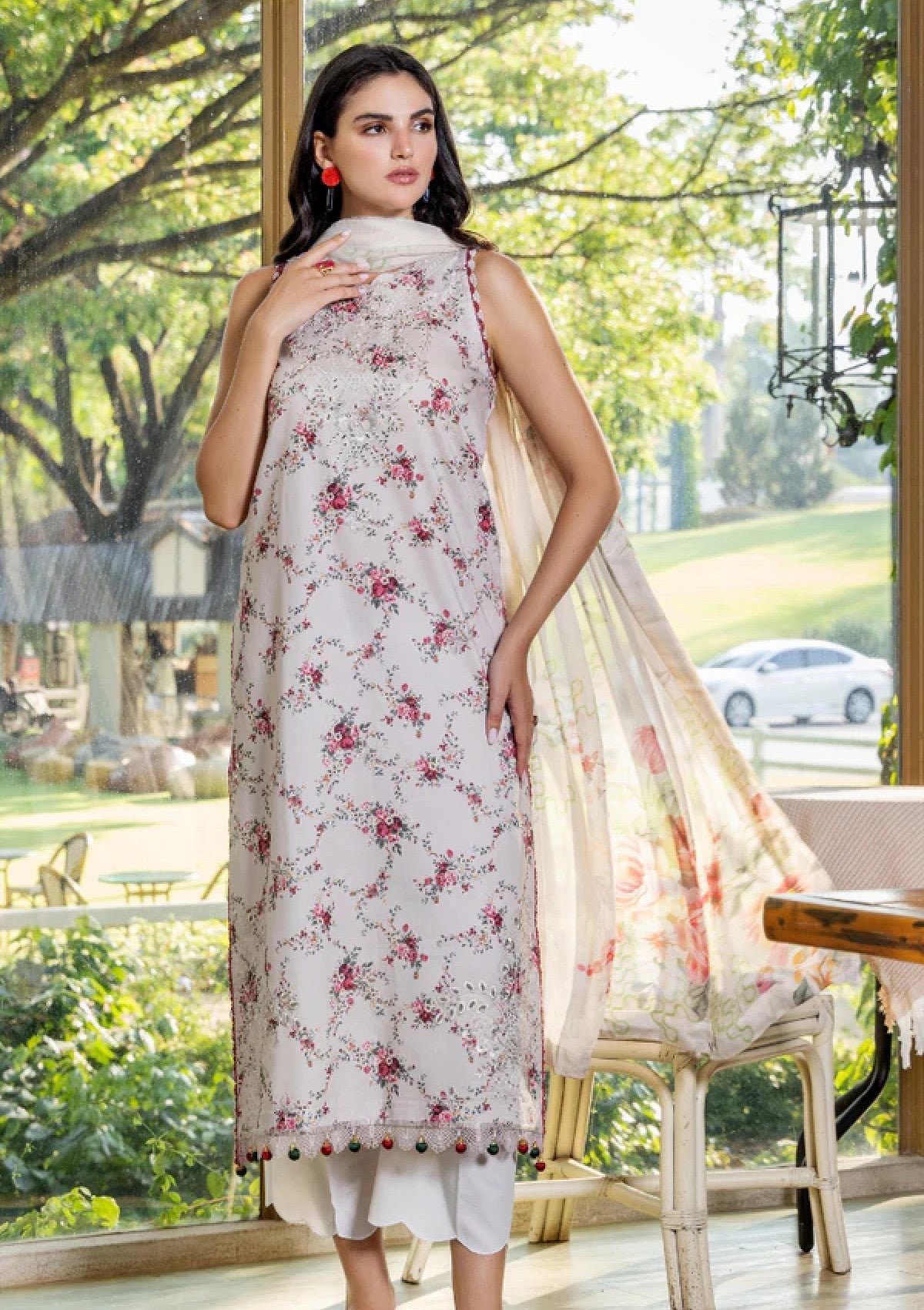 Humdum The Scenery Lawn Printkari D 08 3 Humdum The Scenery Lawn Printkari D 08