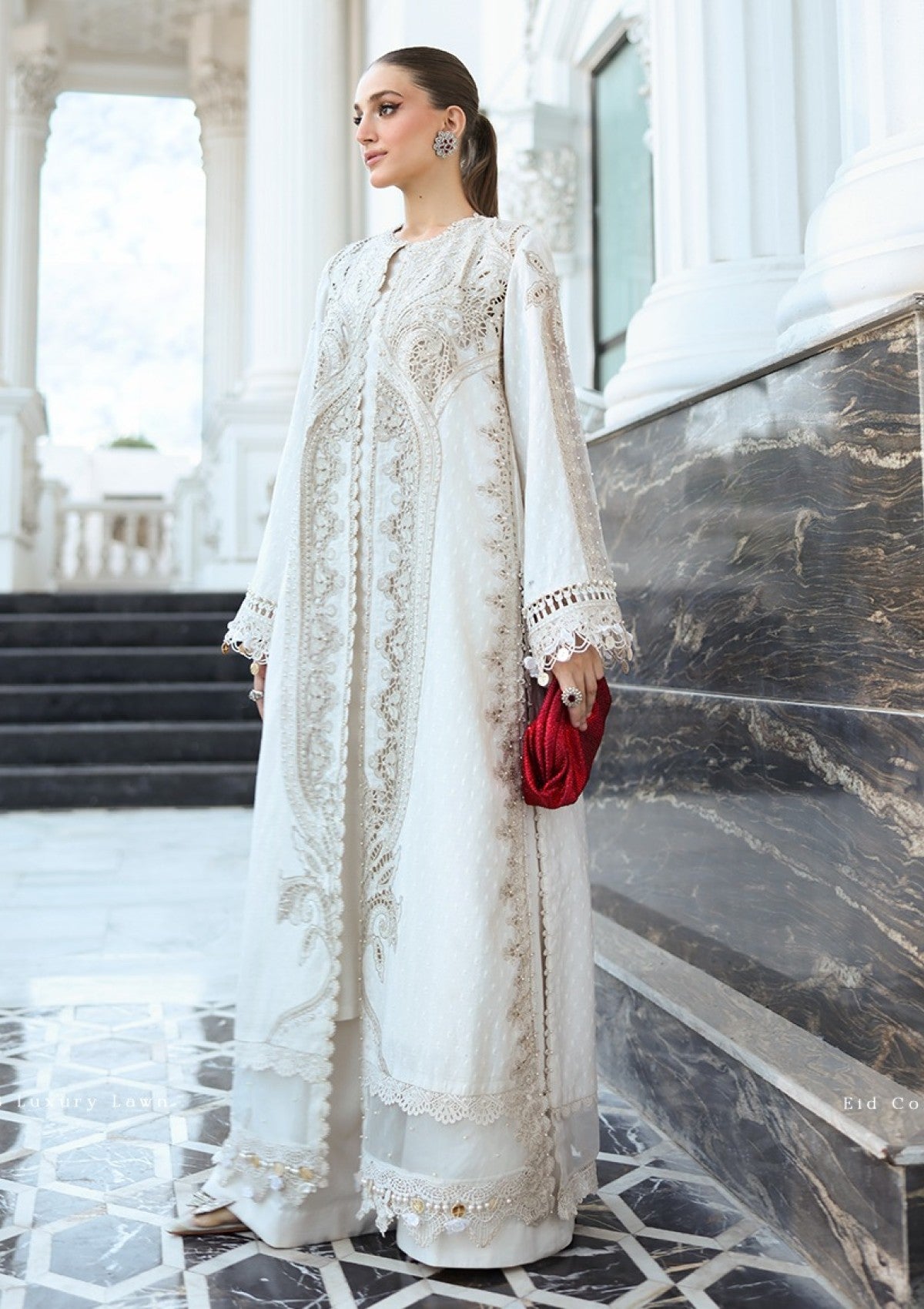 Maria B Luxury Lawn Mll 01 2 Maria B Luxury Lawn Mll 01