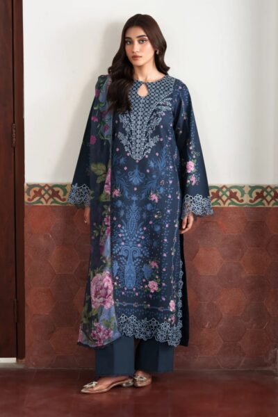 Neeshay Summer Lines Lawn Vol Ii Noirelle
