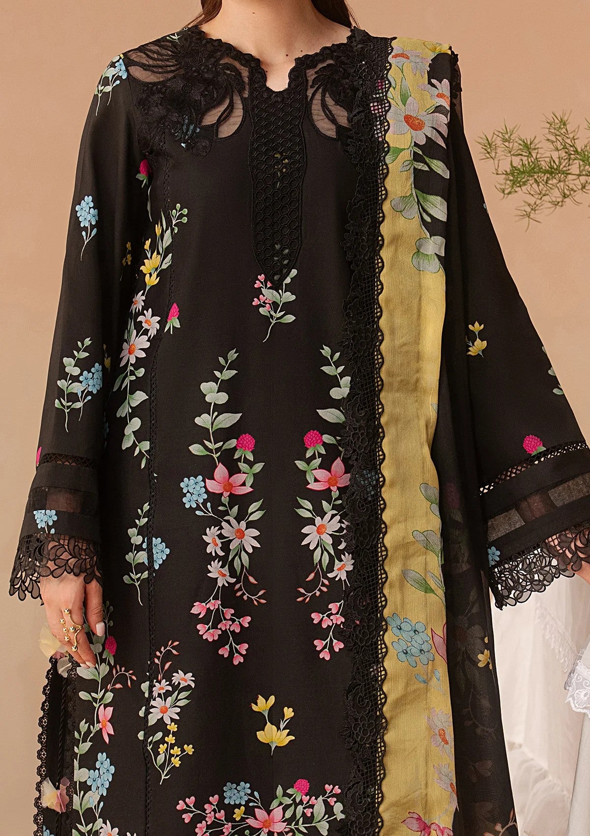 Afrozeh Lawn Evania Rust Haze Summer Edit 2 Afrozeh Lawn Evania Rust Haze Summer Edit
