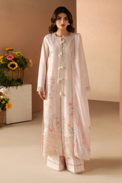 Afrozeh Lawn Hazelen Blush