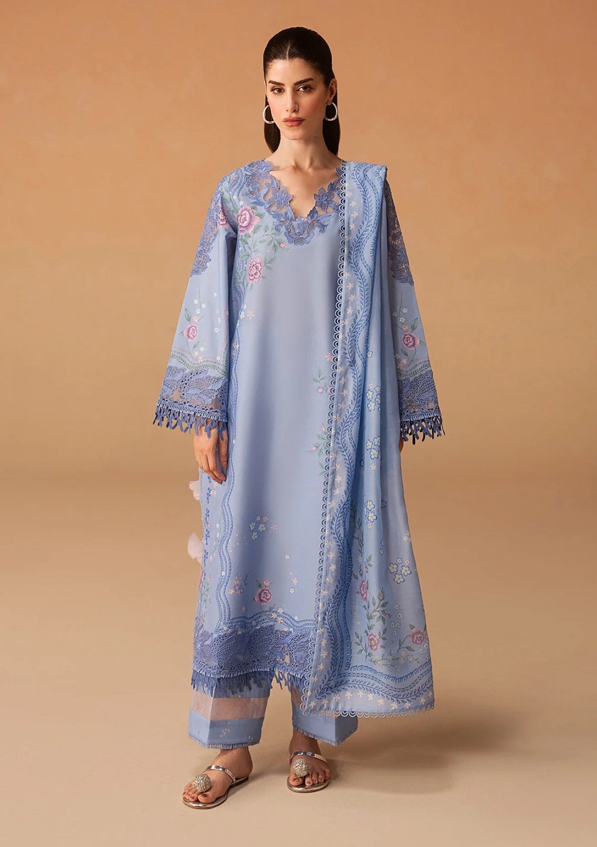 Afrozeh Lawn Opaline Haze Summer Edit 1 Afrozeh Lawn Opaline